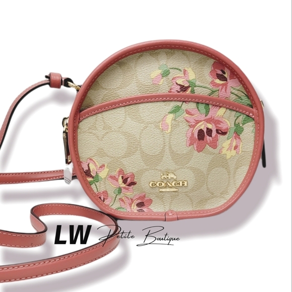 Coach Signature Lily Print Canteen Crossbody Rare Limited Edition - Picture 3 of 9
